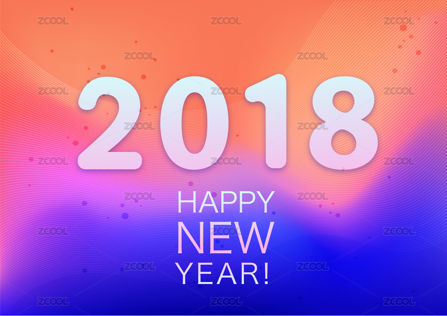 2018 Happy new yearChinese New Year Greeting Card. Year of The Yellow Dog. 2018 year. Vector illustration渐变 流体 背景 素材 背景素材 多彩 色 颜色 色彩 颜色渐变 2018 banner 海报 新年 快乐 新年快乐 ppt 0 1 2 3 4 5 6 7 8 9 10 12 数字 字 2018 New Year on the background of a colorful brushstrok