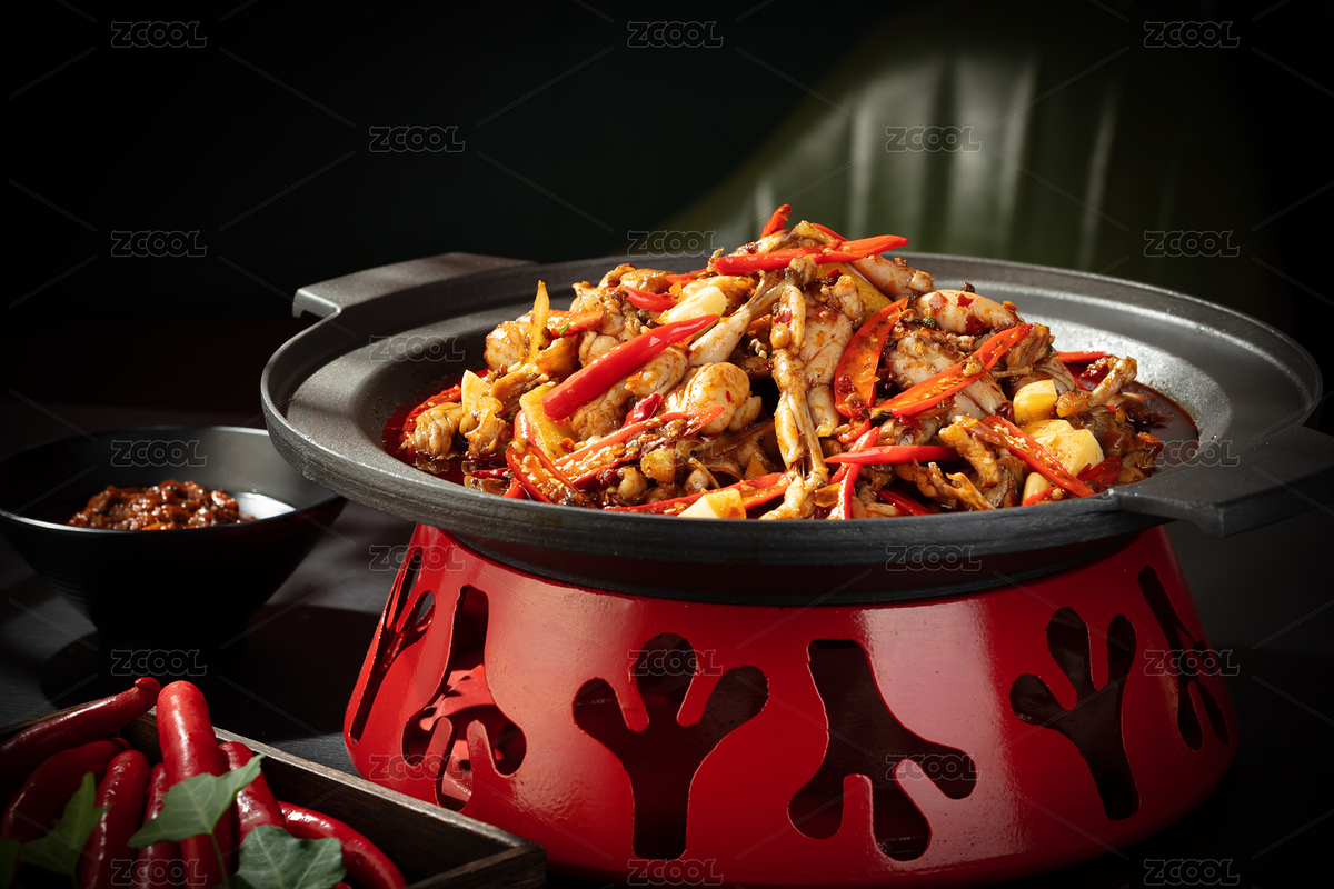 黑鐵鍋里面的麻辣尖椒牛蛙煲鮮椒牛蛙（主預(yù)覽-4723141） - 未分類 - 站酷設(shè)計師紅狐貍攝影工作室原創(chuàng)素材 - 站酷ZCOOL