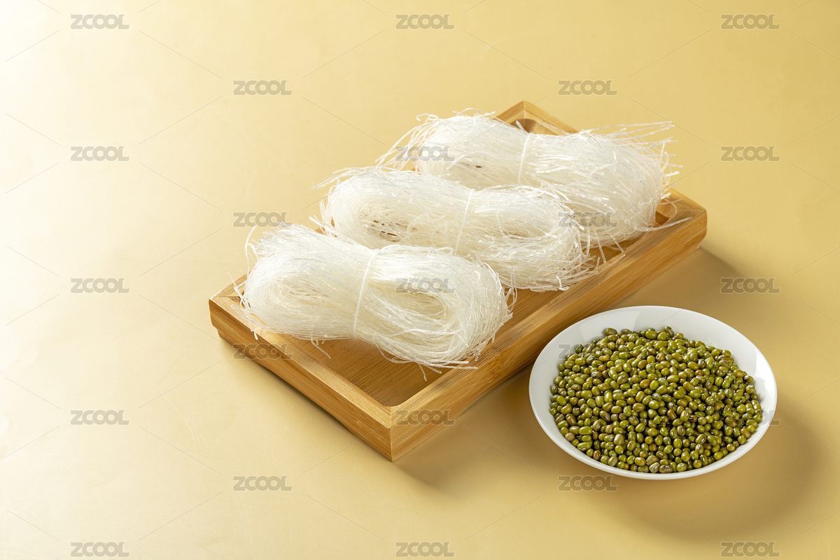 綠豆粉絲粉條特寫(xiě)黃色莫蘭迪色系背景（主預(yù)覽-2193374） - 未分類 - 站酷設(shè)計(jì)師金翅大鵬原創(chuàng)素材 - 站酷ZCOOL