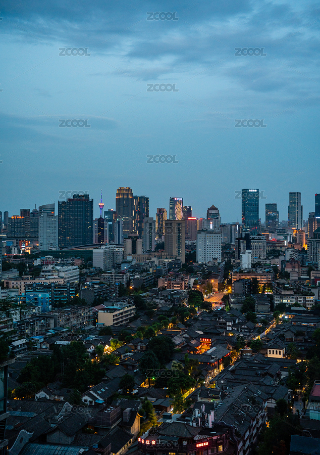 成都寬窄巷子夜景風光（主預覽-8768904） - 未分類 - 站酷設(shè)計師釋放自己xy原創(chuàng)素材 - 站酷ZCOOL