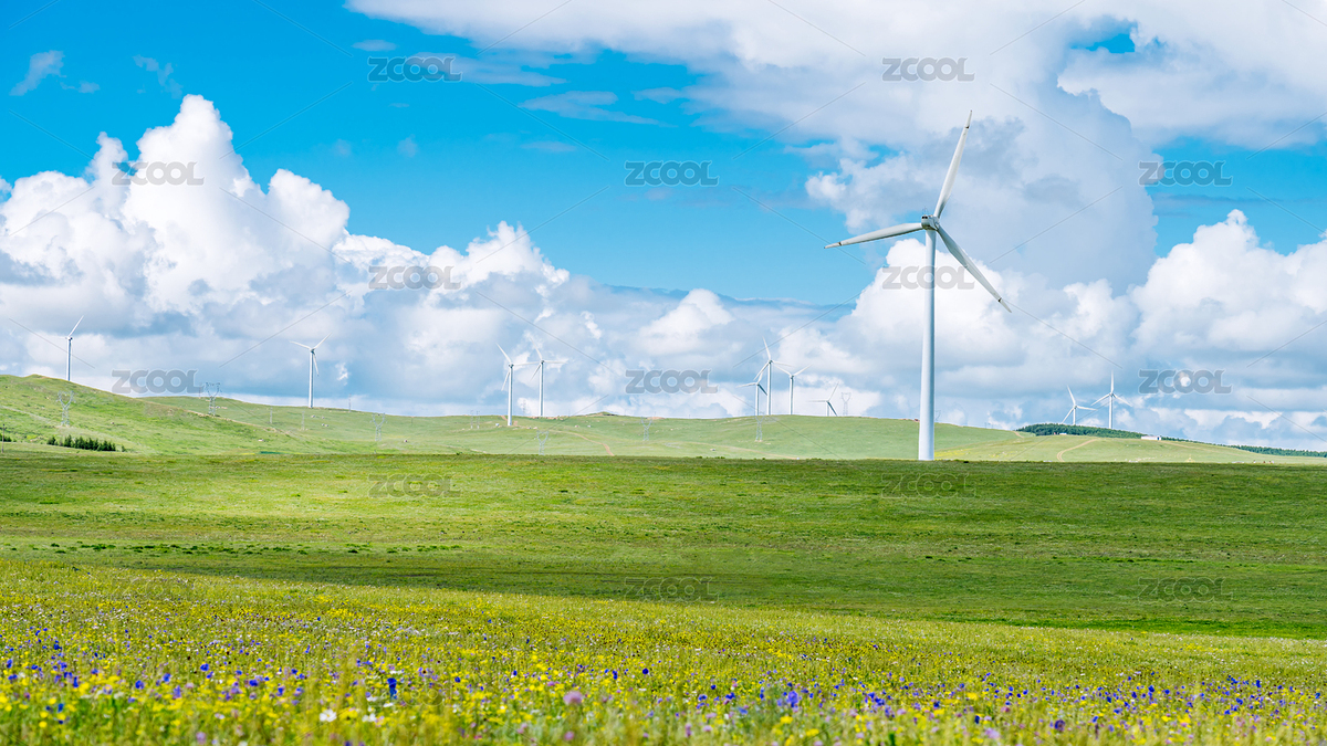 中國內(nèi)蒙古輝騰錫勒草原上的風(fēng)電場（主預(yù)覽-8795172） - 未分類 - 站酷設(shè)計師Govan原創(chuàng)素材 - 站酷ZCOOL