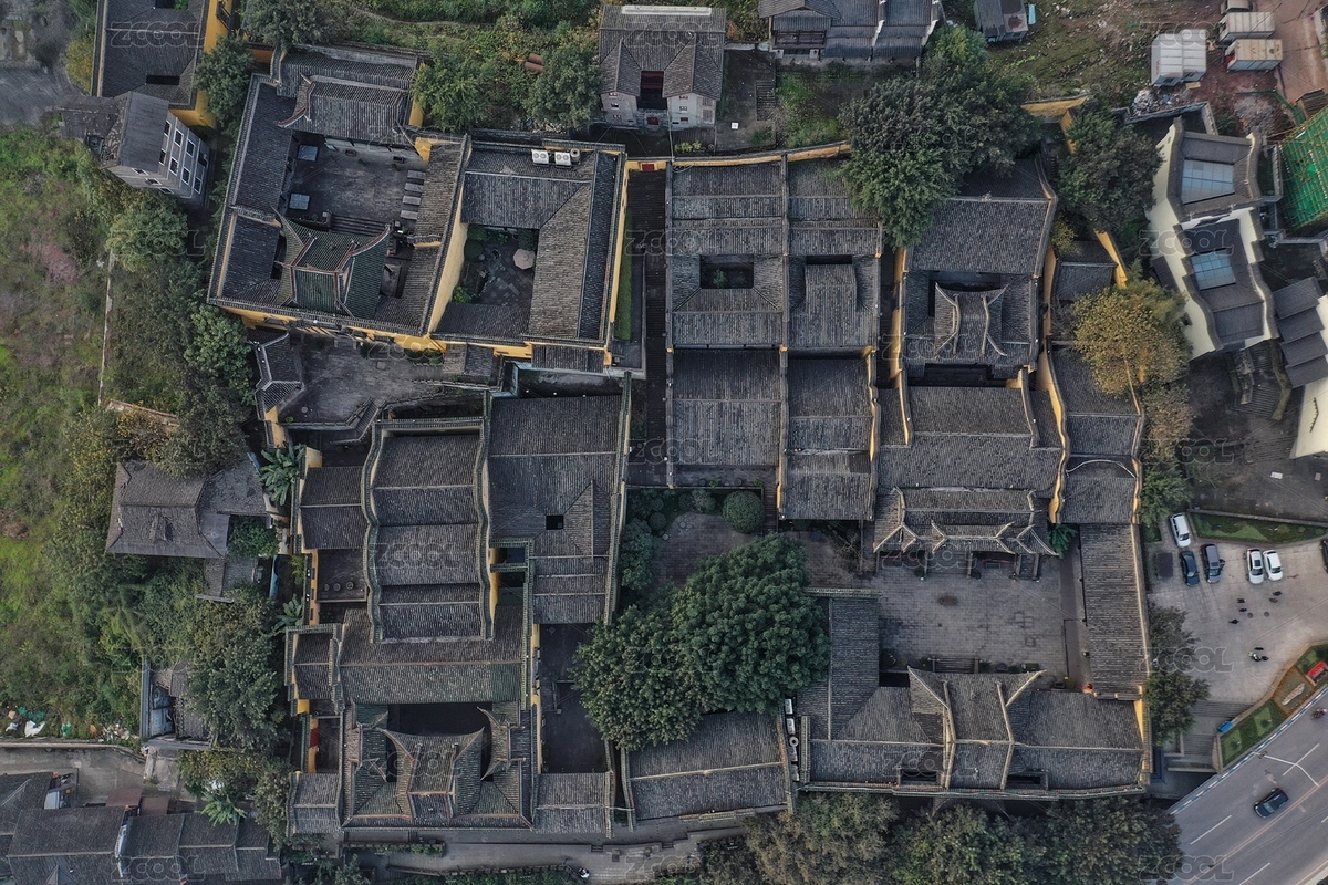 重慶湖廣會館街區(qū) 航拍（主預(yù)覽-7707183） - 未分類 - 站酷設(shè)計(jì)師yannick楊原創(chuàng)素材 - 站酷ZCOOL