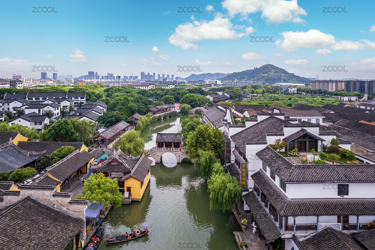 航拍紹興安昌古鎮(zhèn)全景（主預覽-7755163） - 未分類 - 站酷設計師feichangbaoquan原創(chuàng)素材 - 站酷ZCOOL