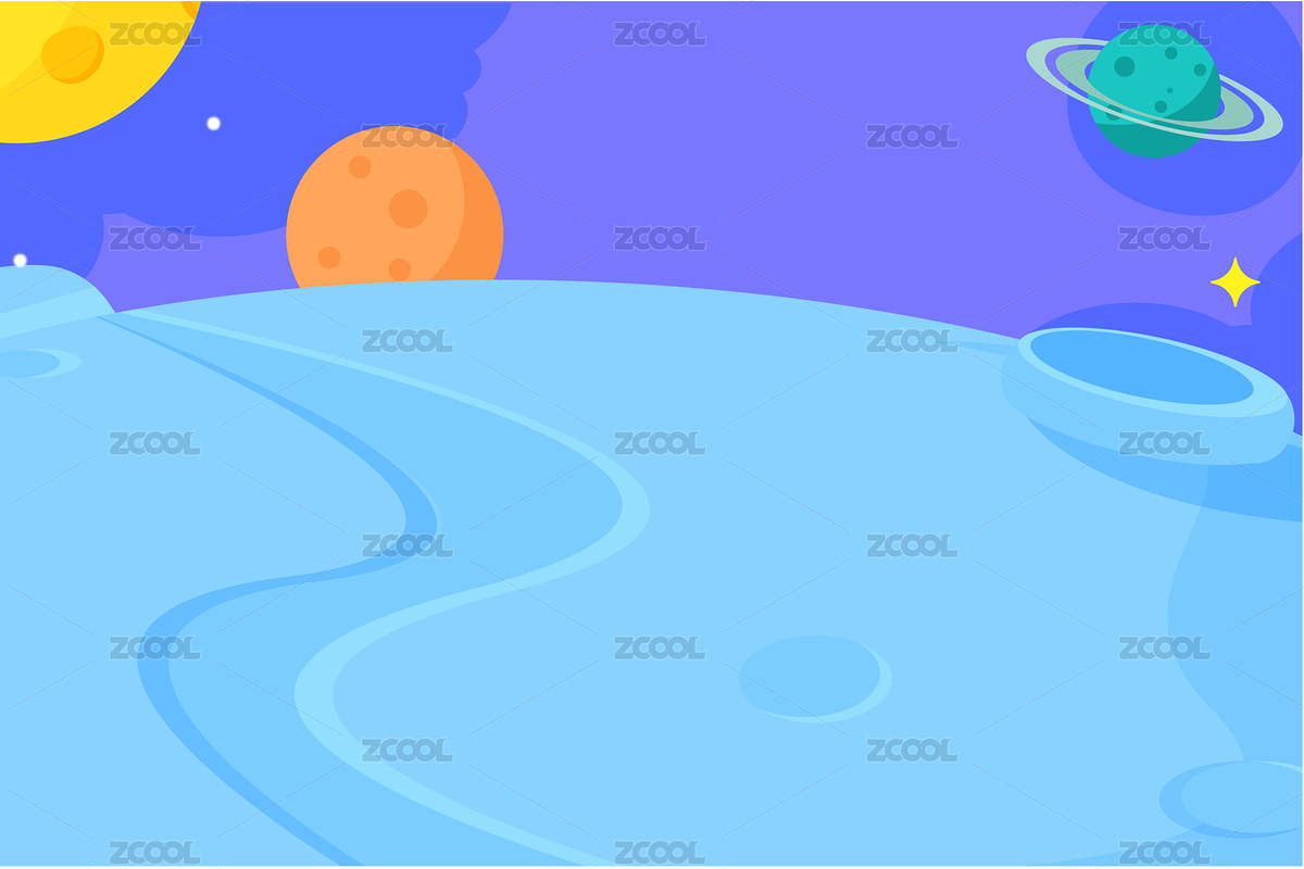 帶有幻想行星的太空背景橫彩色星球扁平插畫（主預(yù)覽-3311787） - 未分類 - 站酷設(shè)計(jì)師蝦畫兒原創(chuàng)素材 - 站酷ZCOOL