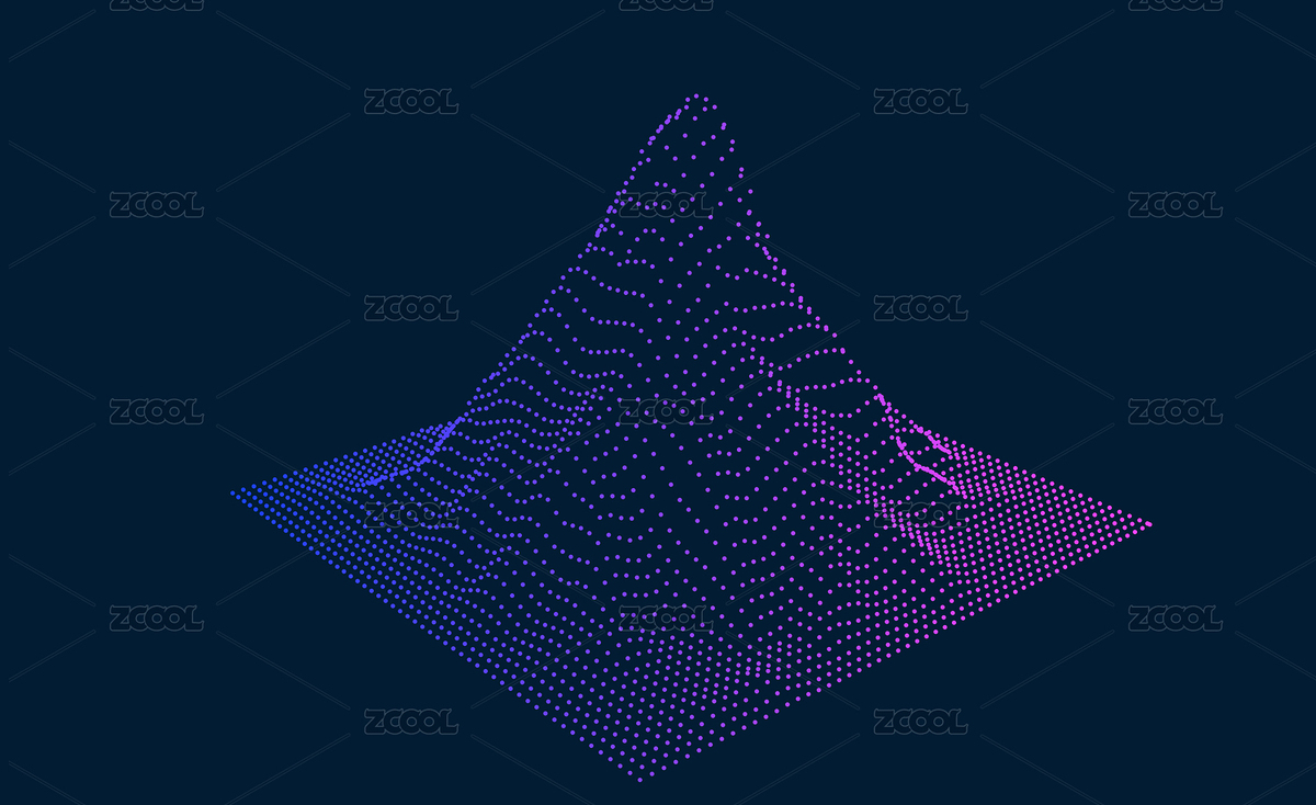 大數(shù)據(jù)概念的抽象三維數(shù)字地形（主預(yù)覽-1452108） - 未分類 - 站酷設(shè)計師gtl0031原創(chuàng)素材 - 站酷ZCOOL