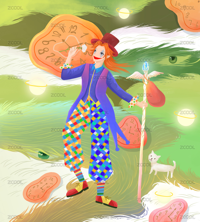 塔羅牌愚者（主預(yù)覽-6189992） - 未分類 - 站酷設(shè)計(jì)師月亮阿森原創(chuàng)素材 - 站酷ZCOOL