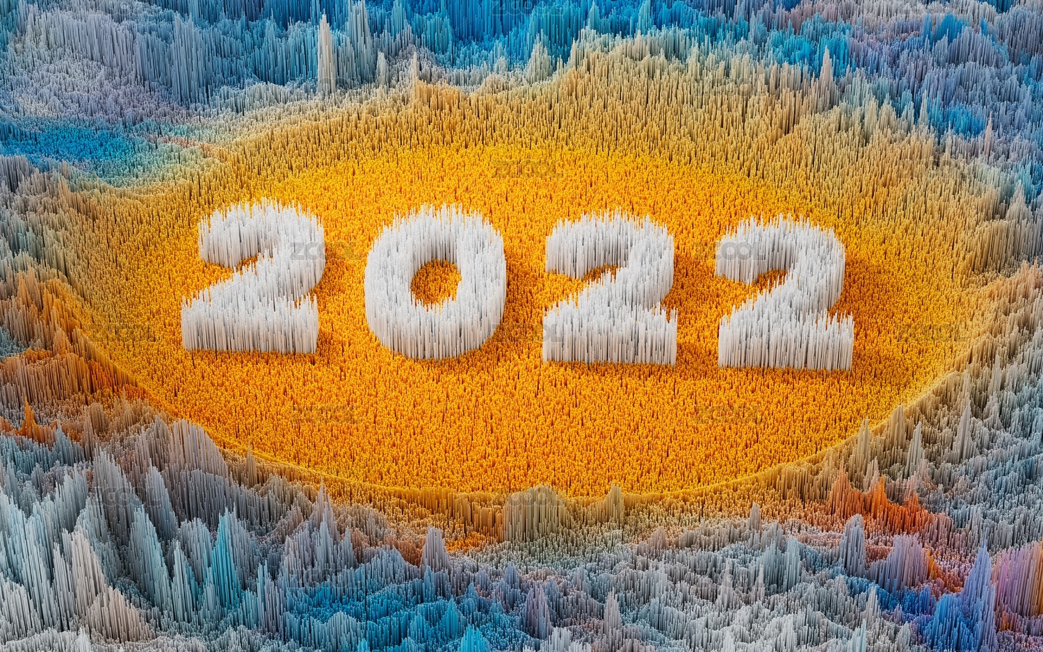 三维抽象地形2022数字