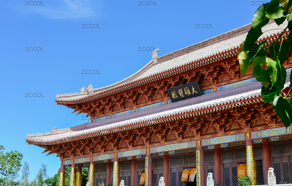 海南省澄邁縣永慶寺大雄寶殿古建筑風景（主預覽-12561111） - 未分類 - 站酷設計師sweetriver原創(chuàng)素材 - 站酷ZCOOL
