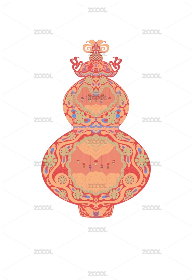 葫蘆燈飾（主預覽-7482255） - 未分類 - 站酷設計師怦然欣動原創(chuàng)素材 - 站酷ZCOOL