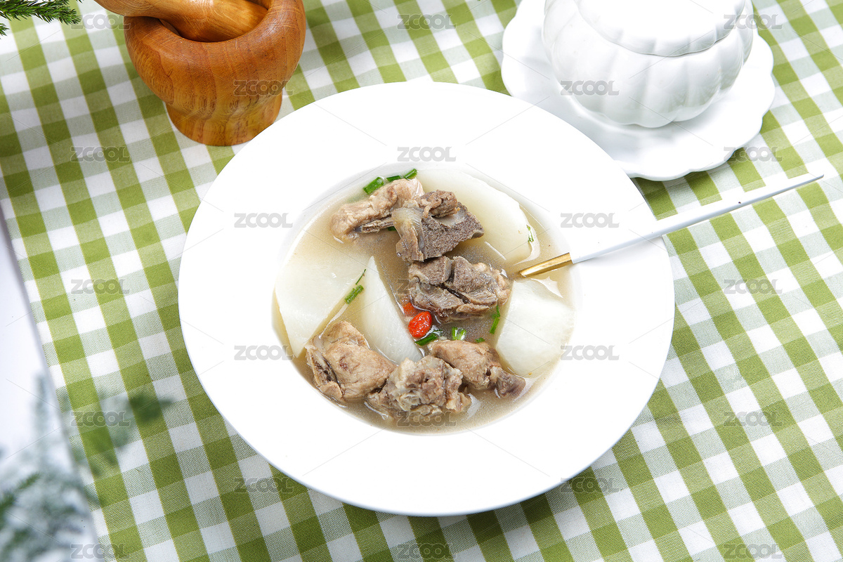 滋補(bǔ)養(yǎng)生煲湯排骨蘿卜湯（主預(yù)覽-9037564） - 未分類(lèi) - 站酷設(shè)計(jì)師曇華碎影原創(chuàng)素材 - 站酷ZCOOL