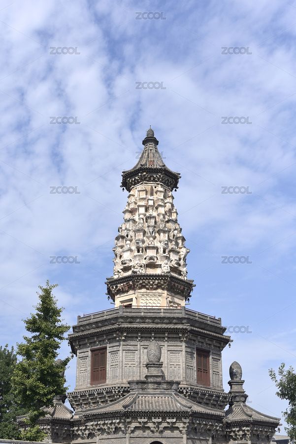 河北正定廣惠寺的華塔（主預覽-5632568） - 未分類 - 站酷設計師正圖影像原創(chuàng)素材 - 站酷ZCOOL