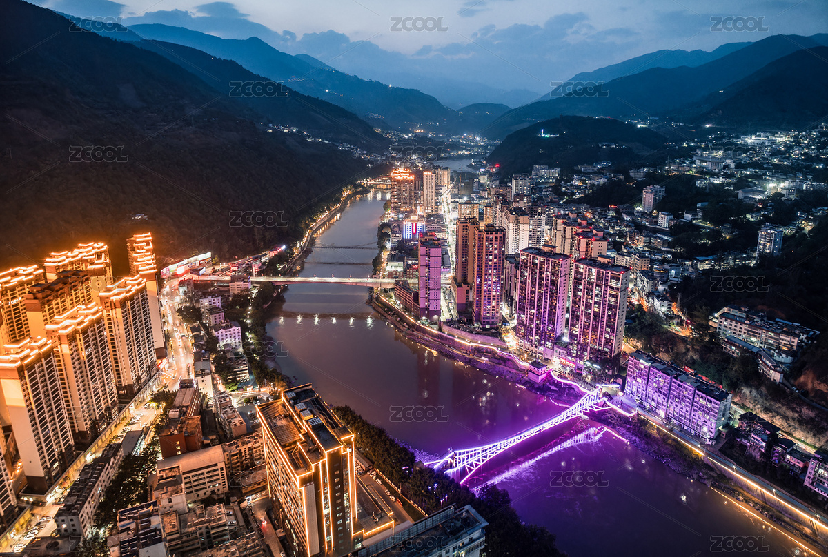 云南怒江傈僳族自治州瀘水市城市航拍景觀（主預(yù)覽-9660557） - 未分類 - 站酷設(shè)計(jì)師陳小羊Timeline原創(chuàng)素材 - 站酷ZCOOL