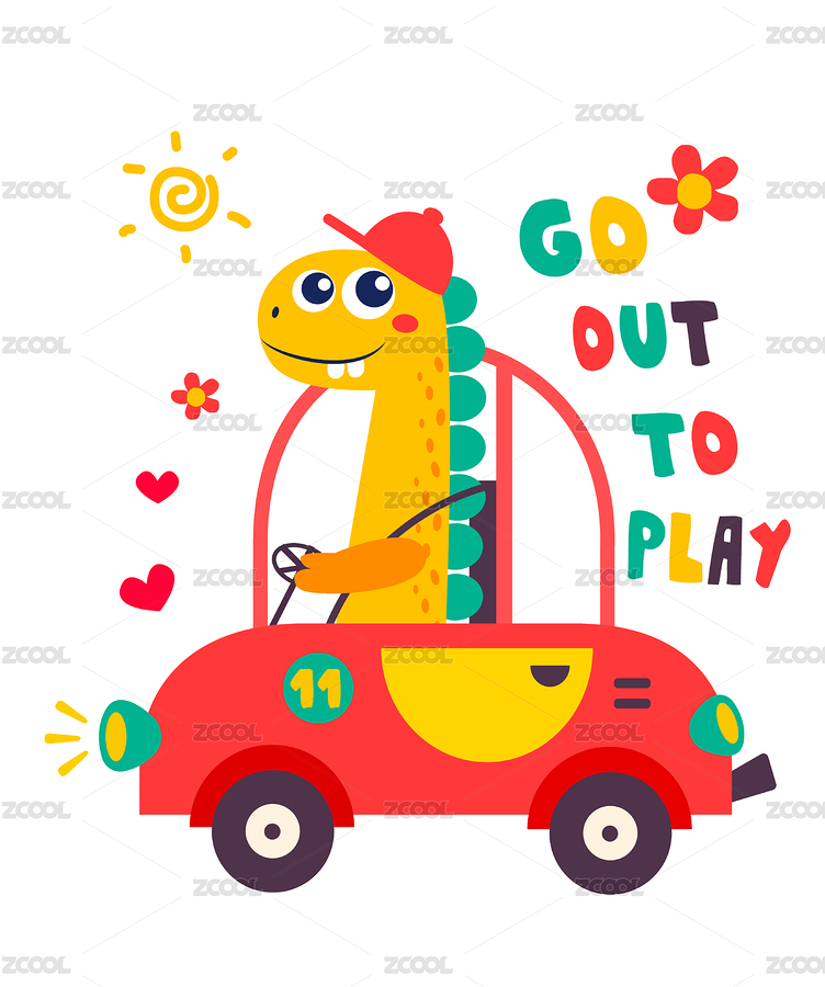 可爱的卡通矢量小恐龙（主预览-5344275） - 未分类 - 站酷设计师aifi0606原创素材 - 站酷ZCOOL