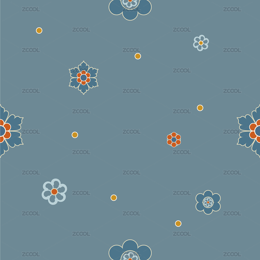 中式紋樣四方連續(xù)圖案無縫紋理圖手賬貼紙（主預(yù)覽-5754410） - 未分類 - 站酷設(shè)計師淺夏的海原創(chuàng)素材 - 站酷ZCOOL