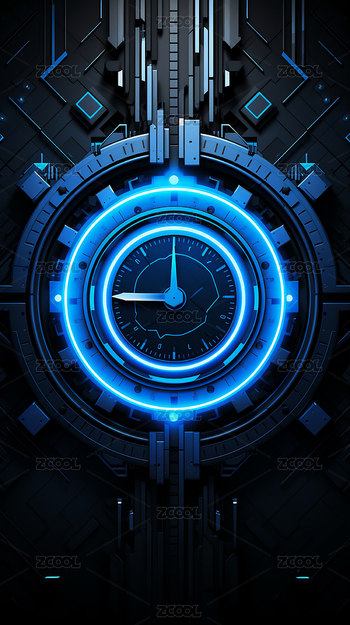 數(shù)字影像科技風(fēng)表盤主題背景（主預(yù)覽-7004654） - 未分類 - 站酷設(shè)計(jì)師AIGC哲宸視覺原創(chuàng)素材 - 站酷ZCOOL