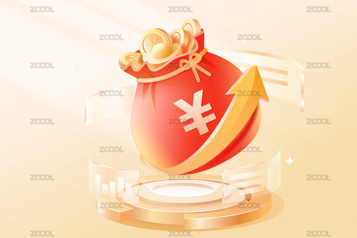 装金币的红色钱袋子和上涨箭头矢量插画（主预览-6396350） - 未分类 - 站酷设计师TXTYUAN原创素材 - 站酷ZCOOL