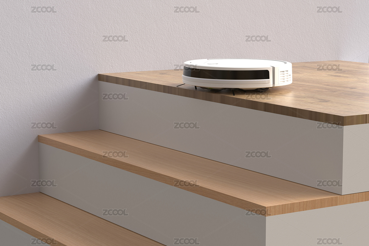 3D渲染臺(tái)階上的掃地機(jī)器人（主預(yù)覽-6528545） - 未分類(lèi) - 站酷設(shè)計(jì)師Healer-wu原創(chuàng)素材 - 站酷ZCOOL