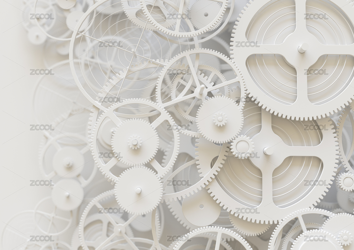 白色模型齒輪3D企業(yè)文化插畫背景（主預(yù)覽-4916400） - 未分類 - 站酷設(shè)計(jì)師yakay原創(chuàng)素材 - 站酷ZCOOL