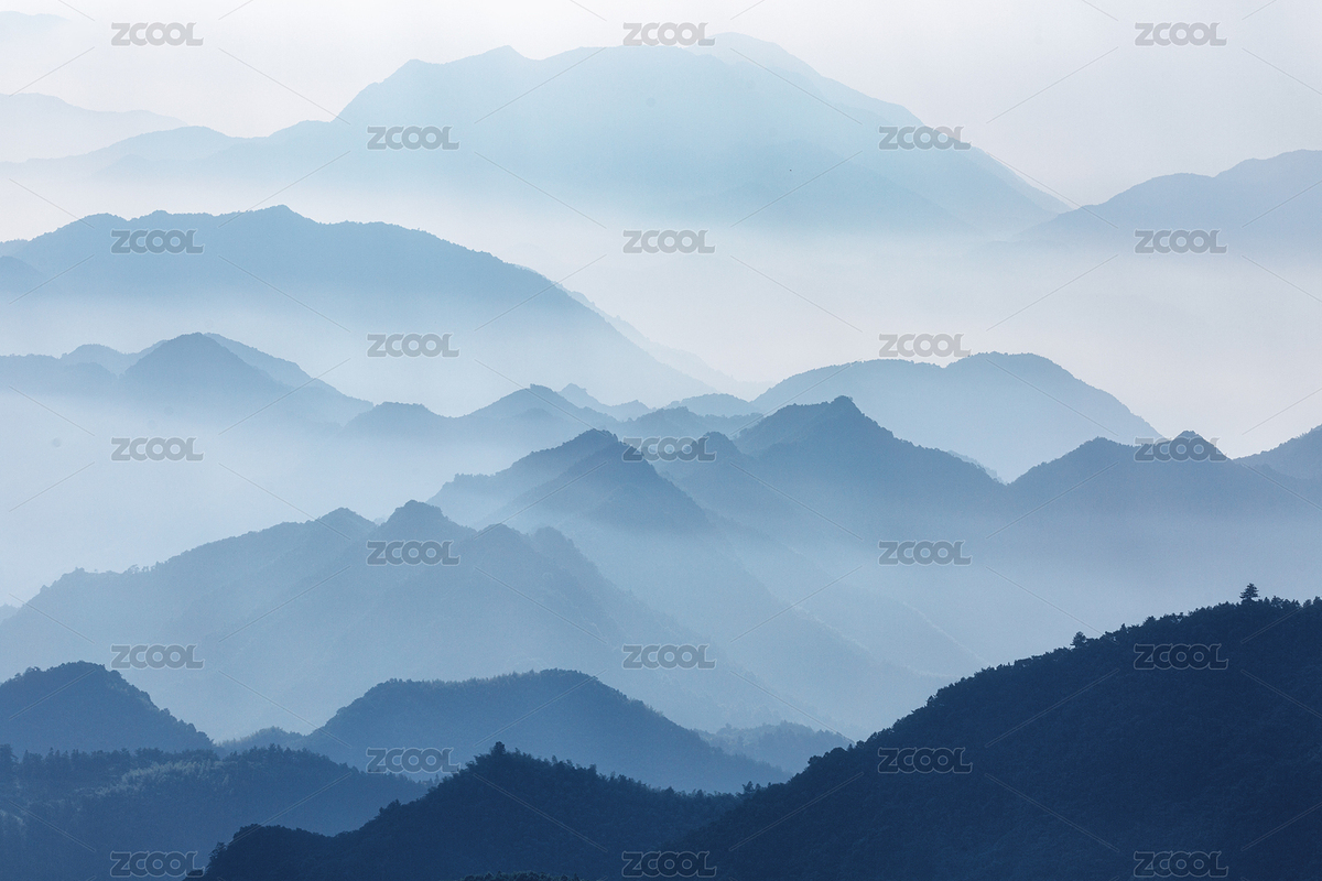 杭州临安牵牛岗云海山峦背景壁纸（主预览-9323598） - 未分类 - 站酷设计师凉风吹抚原创素材 - 站酷ZCOOL