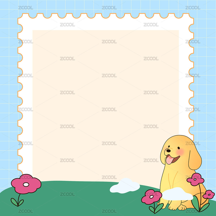 金毛便簽紙（主預(yù)覽-2742371） - 未分類(lèi) - 站酷設(shè)計(jì)師貍子菌原創(chuàng)素材 - 站酷ZCOOL