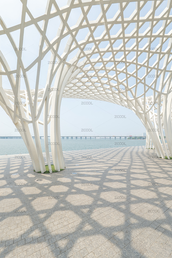 深圳欢乐港湾海边白色镂空结构建筑景观（主预览-9565551） - 未分类 - 站酷设计师BrokenArcs原创素材 - 站酷ZCOOL