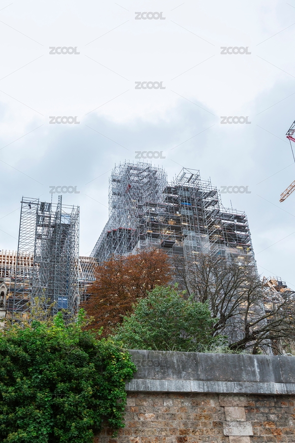 法国巴黎塞纳河畔维修中巴黎圣母院（主预览-700772） - 未分类 - 站酷设计师原野三月原创素材 - 站酷ZCOOL