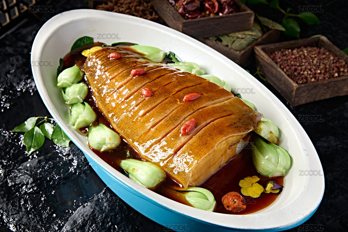高端美食澆汁紅燒鰈魚身（主預(yù)覽-10450631） - 未分類 - 站酷設(shè)計(jì)師藍(lán)太陽TNT原創(chuàng)素材 - 站酷ZCOOL
