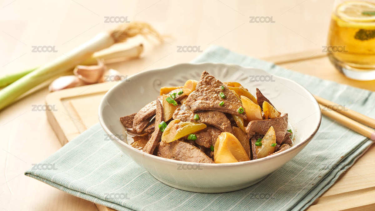 中餐美食家常菜炒菜 酱爆猪肝（主预览-9319181） - 未分类 - 站酷设计师江宝屾原创素材 - 站酷ZCOOL