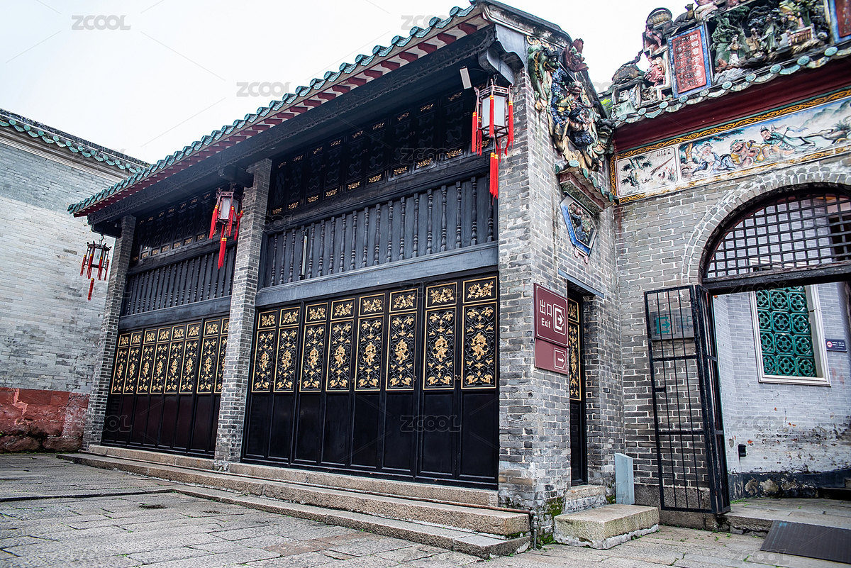 中國廣東省佛山祖廟嶺南古建筑庭院的黑金漆木雕絲瓜花卉隔扇門木板門（主預(yù)覽-7322906） - 未分類 - 站酷設(shè)計(jì)師風(fēng)暴麗麗原創(chuàng)素材 - 站酷ZCOOL