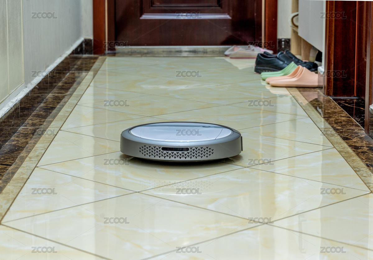 室內(nèi)地板上的掃地機器人（主預(yù)覽-1222971） - 未分類 - 站酷設(shè)計師kfeng666原創(chuàng)素材 - 站酷ZCOOL