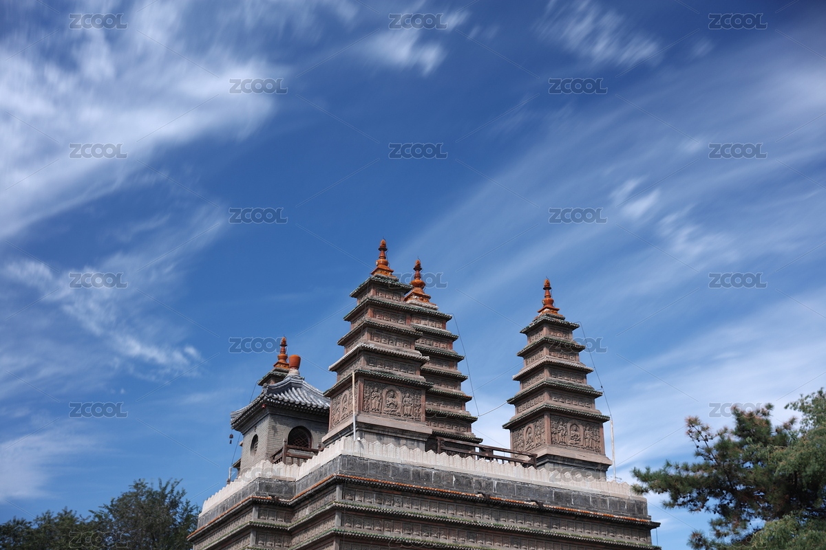 呼和浩特五塔寺（主預(yù)覽-9602930） - 未分類 - 站酷設(shè)計師翔云萬里行原創(chuàng)素材 - 站酷ZCOOL