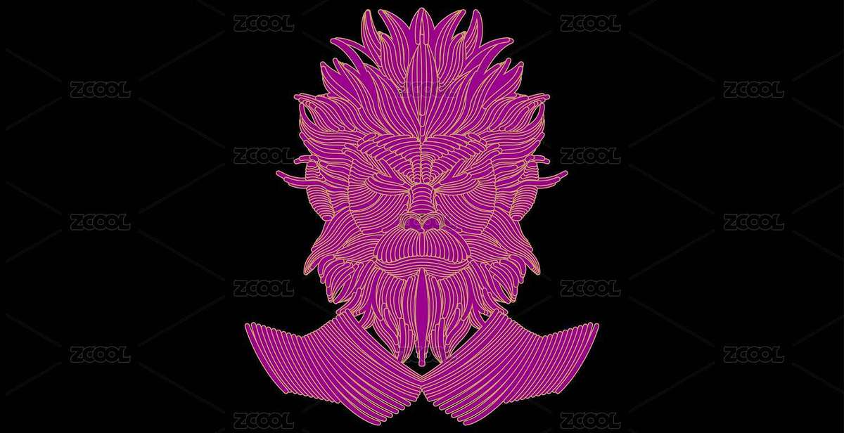 悟空抽象插圖（主預(yù)覽-7365145） - 未分類 - 站酷設(shè)計師字言字語1314原創(chuàng)素材 - 站酷ZCOOL