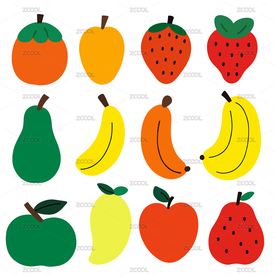 水果图案印花素材贴纸文创家纺壁纸包装卡通（主预览-6760624） - 未分类 - 站酷设计师狂野设计素材库原创素材 - 站酷ZCOOL