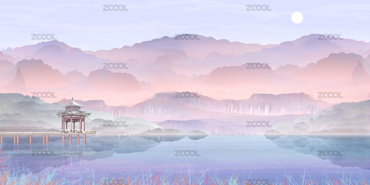 春天戶外旅游中國風(fēng)插畫背景海報(bào)（主預(yù)覽-1719150） - 未分類 - 站酷設(shè)計(jì)師靈魂畫師DJ藥靈兒原創(chuàng)素材 - 站酷ZCOOL