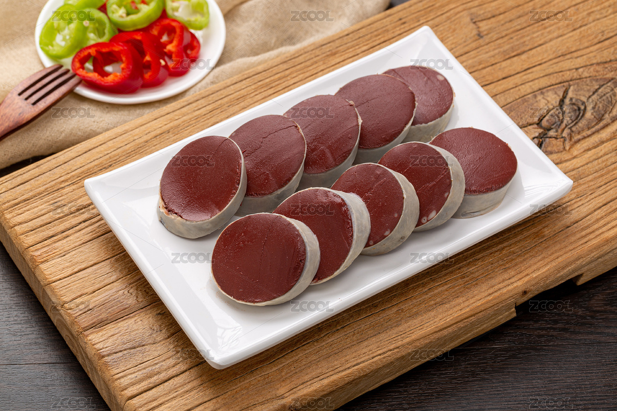 盘子里切片的河南安阳内黄猪血灌肠食材（主预览-2809933） - 未分类 - 站酷设计师lilyhello原创素材 - 站酷ZCOOL