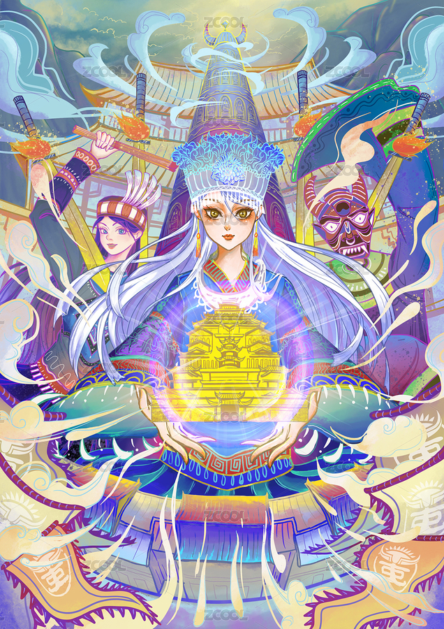 九黎祭祀（主预览-8259517） - 未分类 - 站酷设计师DAND萘月原创素材 - 站酷ZCOOL