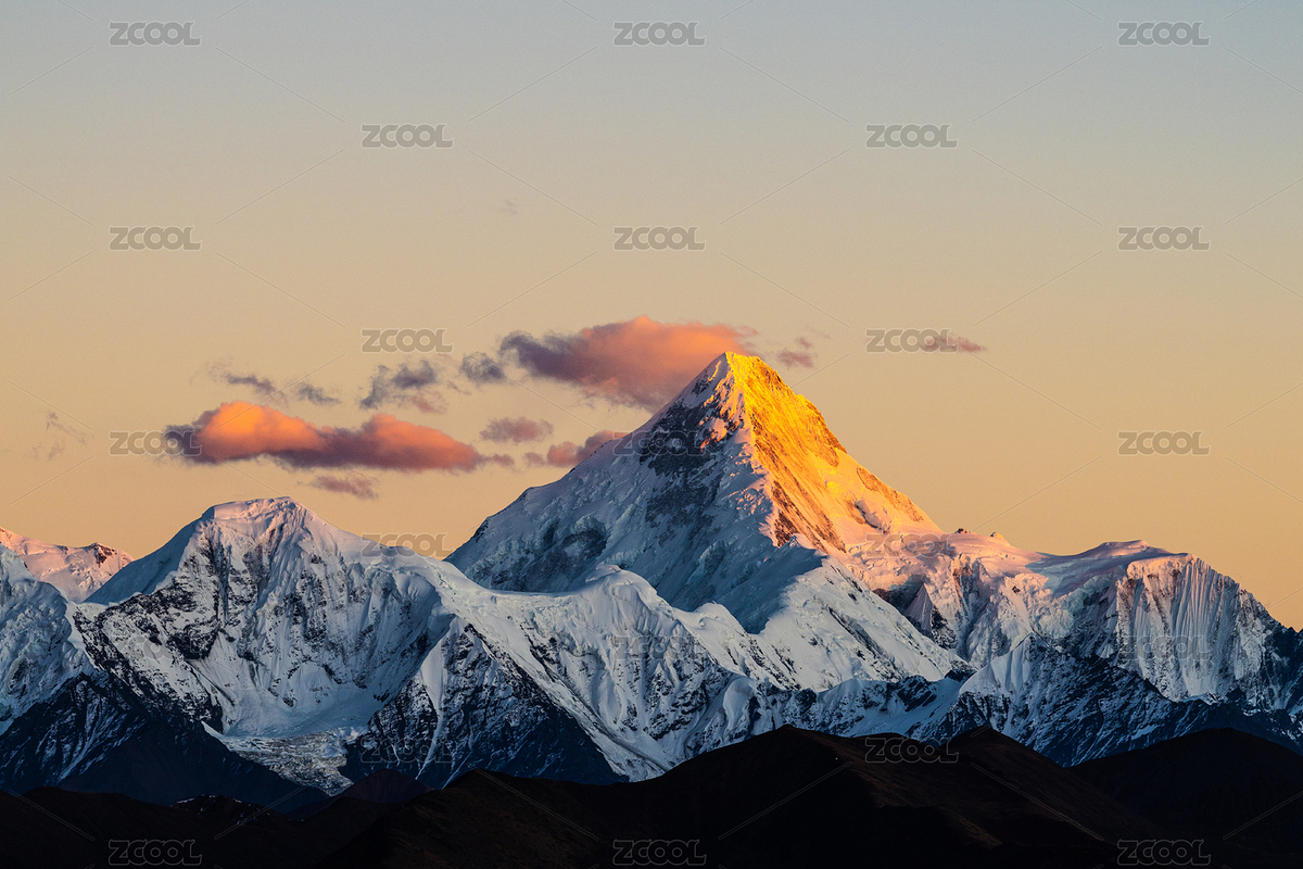 貢嘎雪山日照金山（主預(yù)覽-3400081） - 未分類 - 站酷設(shè)計(jì)師永欣原創(chuàng)素材 - 站酷ZCOOL
