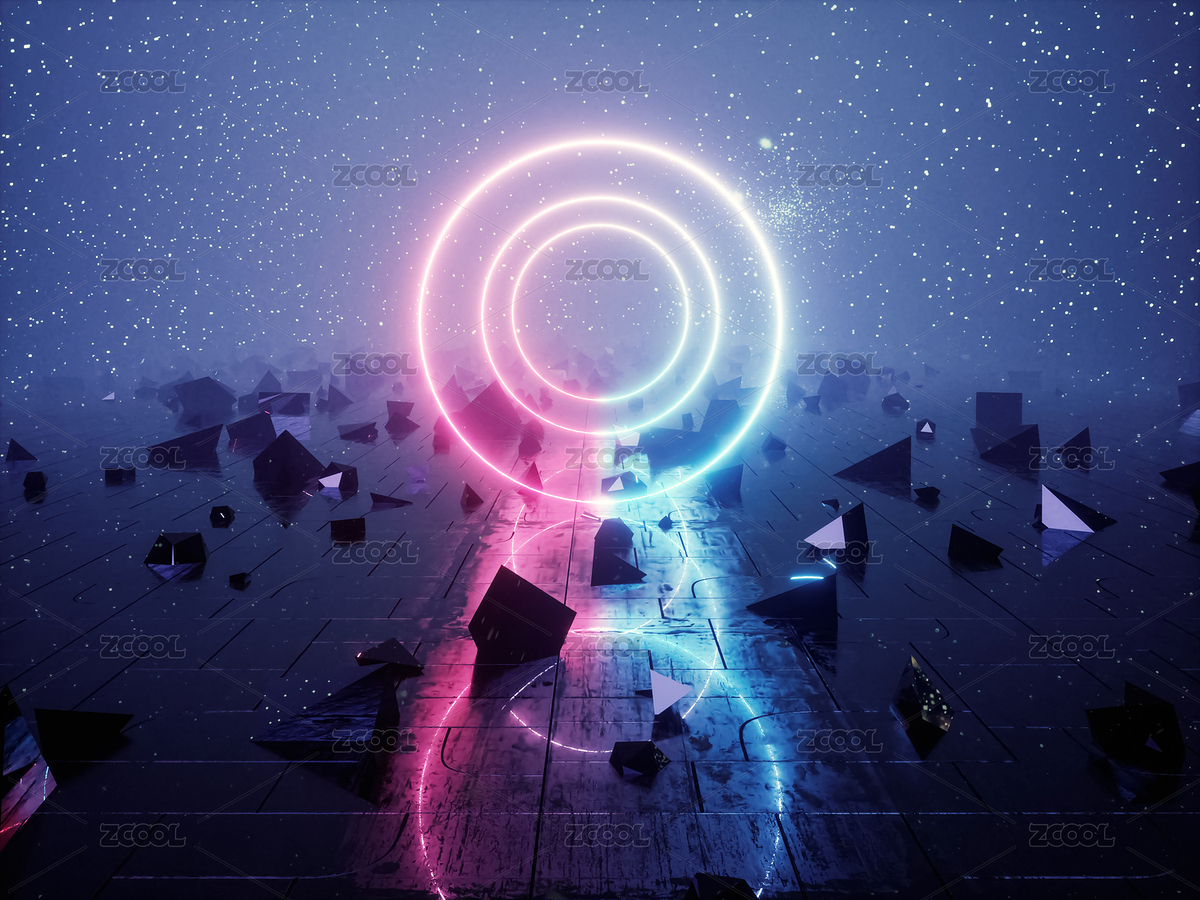 賽博朋克風(fēng)格的未來(lái)科幻宇宙空間（主預(yù)覽-2152272） - 未分類(lèi) - 站酷設(shè)計(jì)師jivacore原創(chuàng)素材 - 站酷ZCOOL
