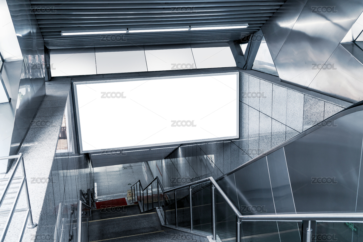城市地鐵站里的空白廣告牌（主預(yù)覽-5601837） - 未分類 - 站酷設(shè)計(jì)師VinkFan原創(chuàng)素材 - 站酷ZCOOL