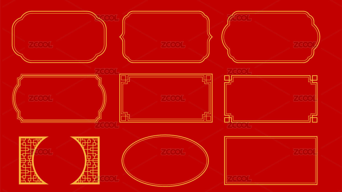 中式邊框（主預(yù)覽-12513788） - 未分類(lèi) - 站酷設(shè)計(jì)師煞冷原創(chuàng)素材 - 站酷ZCOOL