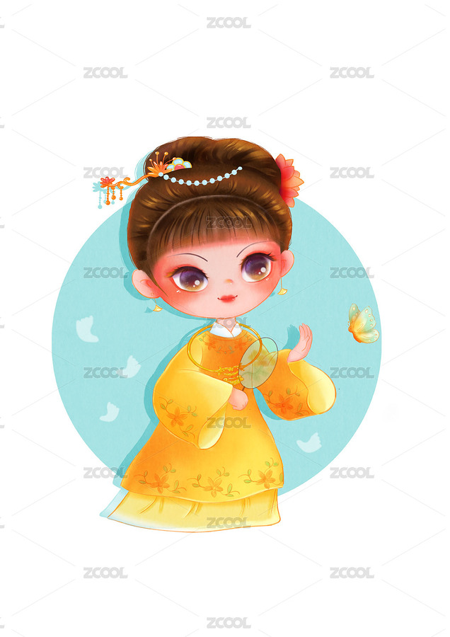 红楼梦金陵12钗人物插画（主预览-3257727） - 未分类 - 站酷设计师陈橙子CCZ原创素材 - 站酷ZCOOL