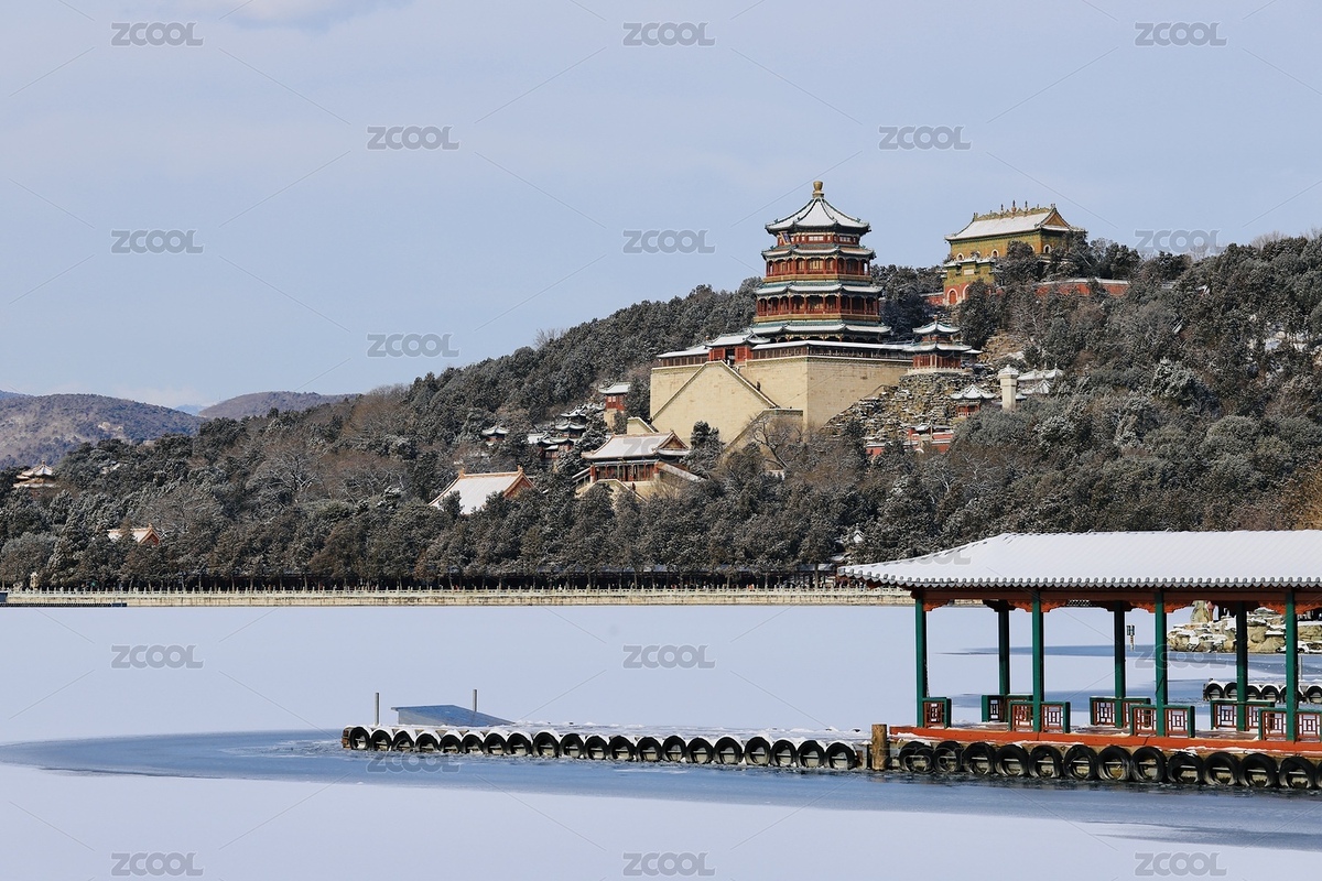 雪后頤和園萬壽寺佛香閣風光（主預覽-12616106） - 未分類 - 站酷設計師忽然之間117原創(chuàng)素材 - 站酷ZCOOL