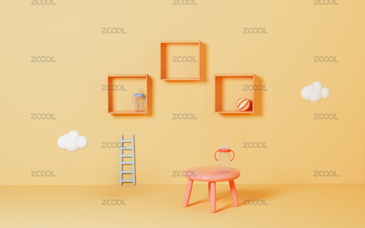 创意展示架3D渲染（主预览-1626410） - 未分类 - 站酷设计师TinaJi0718原创素材 - 站酷ZCOOL