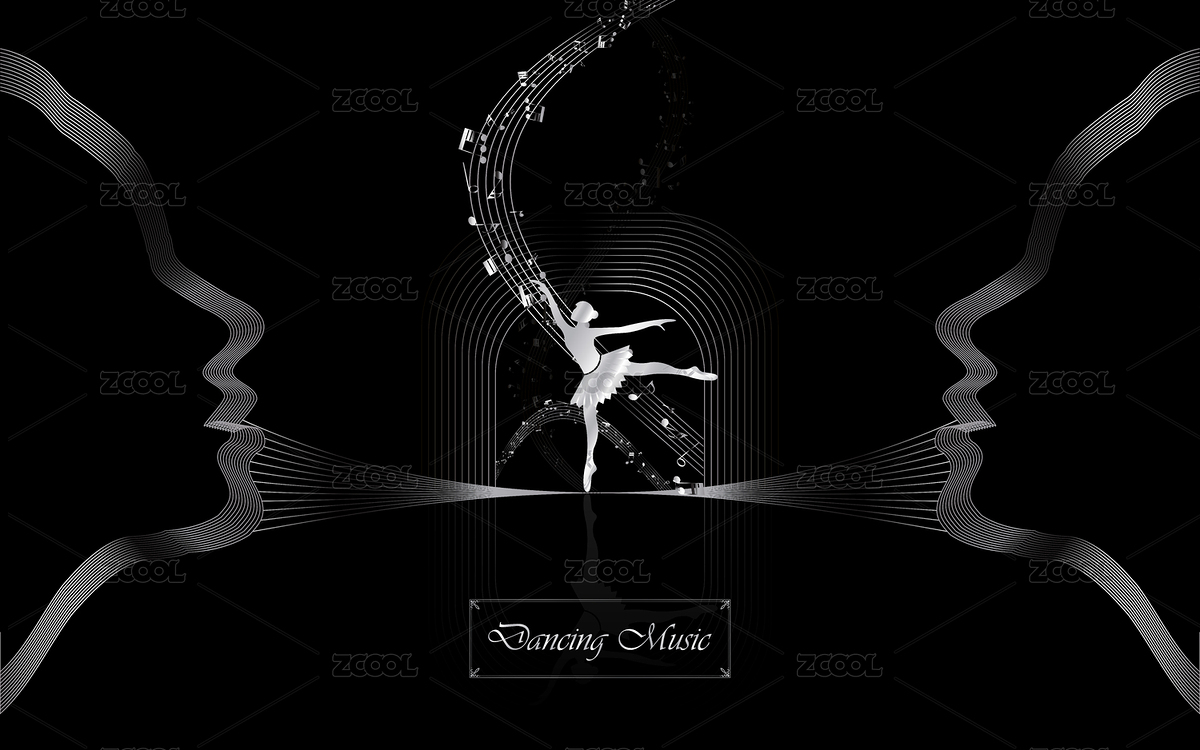 混合藝術(shù)銀色音樂舞蹈海報（主預(yù)覽-1195999） - 未分類 - 站酷設(shè)計師庚承GRECHENG原創(chuàng)素材 - 站酷ZCOOL