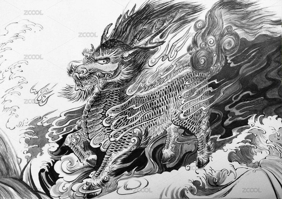 烈火麒麟（主预览-6786778） - 未分类 - 站酷设计师炉中人原创素材 - 站酷ZCOOL