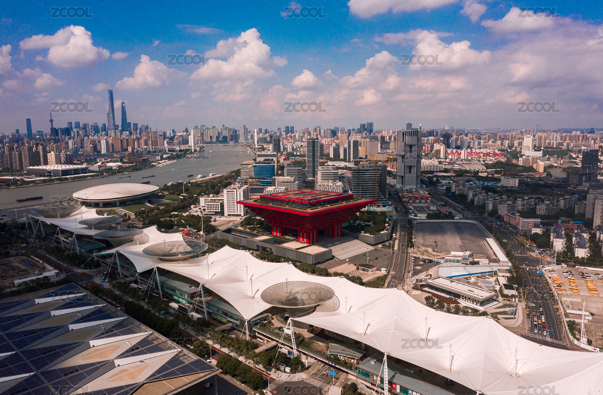上海世博园中国馆航拍（主预览-1214354） - 未分类 - 站酷设计师胖猴stevenhk原创素材 - 站酷ZCOOL