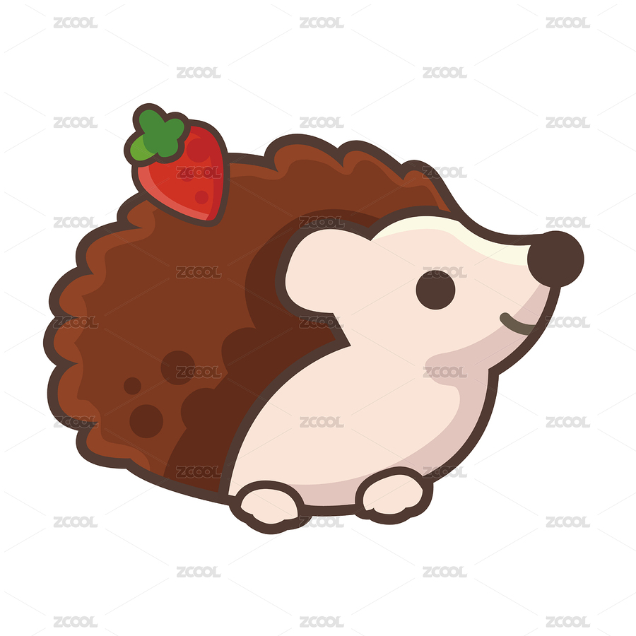 可愛的小刺猬（主預(yù)覽-8699118） - 未分類 - 站酷設(shè)計師庚申金原創(chuàng)素材 - 站酷ZCOOL