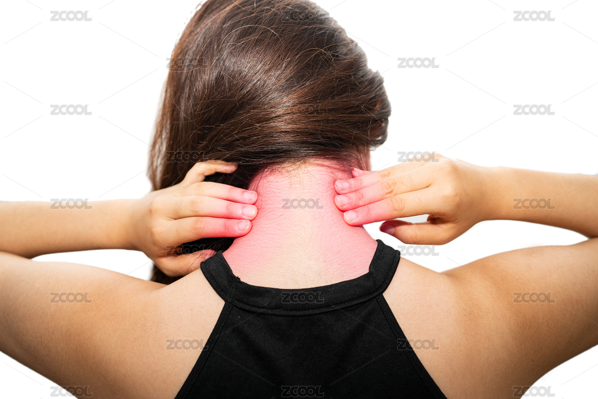 一個(gè)亞洲人撫摸著自己疼痛的頸椎脖子（主預(yù)覽-1291761） - 未分類 - 站酷設(shè)計(jì)師D123D4原創(chuàng)素材 - 站酷ZCOOL