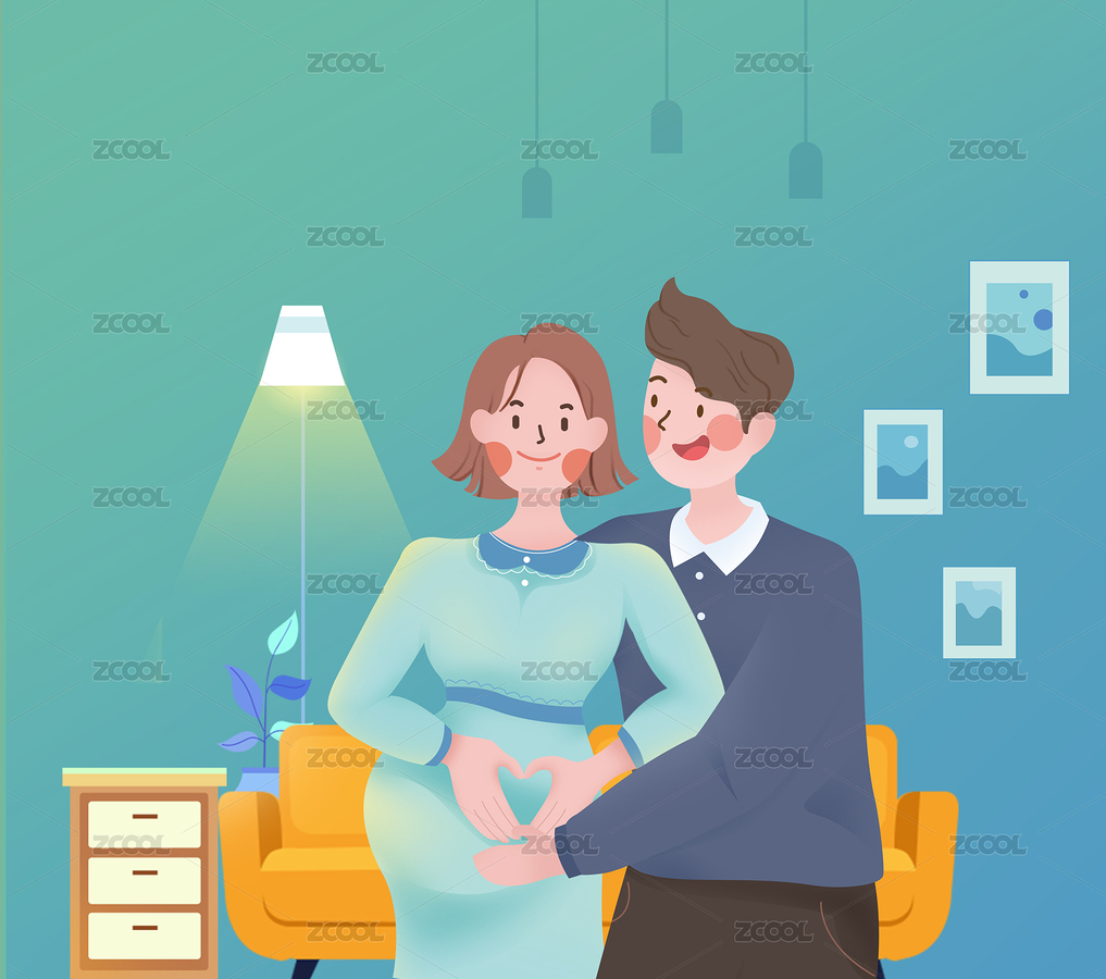 關(guān)愛懷孕媽媽（主預(yù)覽-8750145） - 未分類 - 站酷設(shè)計師小夢綠蘿原創(chuàng)素材 - 站酷ZCOOL