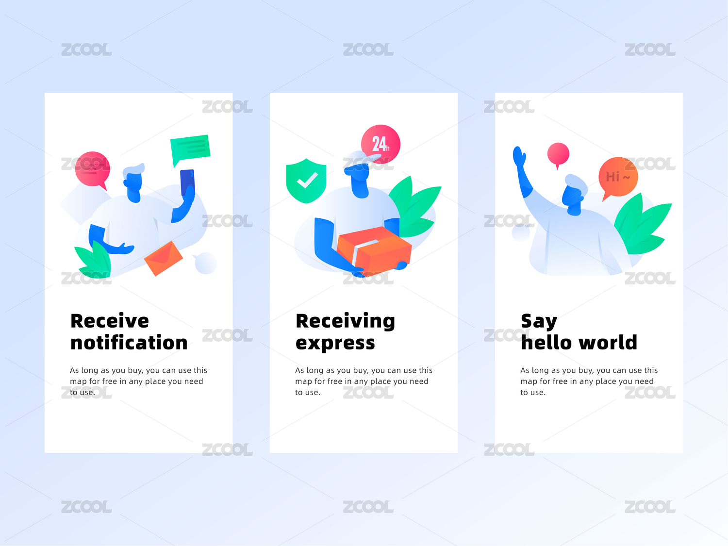 Received information Received Express Say hello Received information, received courier, courier, postal Easy work business vector flat trend illustration.eps